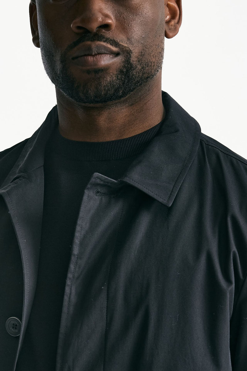 Soprabito in cotone nero uomo Herno - 7