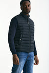 Smanicato micro piumino ibrido blu uomo Herno - 5