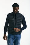 Smanicato micro piumino ibrido blu uomo Herno - 1