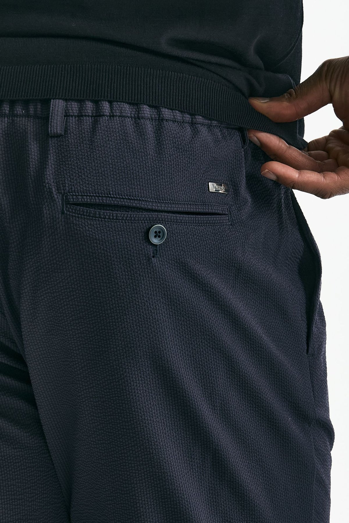 Pantalone tecnico blu uomo Herno - 7