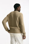 Maglia in cotone bouclè beige uomo Hosio - 1