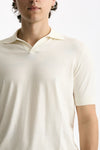 Polo maglia in cotone bianco uomo Hosio - 5
