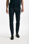 Pantalone in cotone stretch blu uomo Incotex - 1