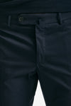 Pantalone in cotone stretch blu uomo Incotex - 5