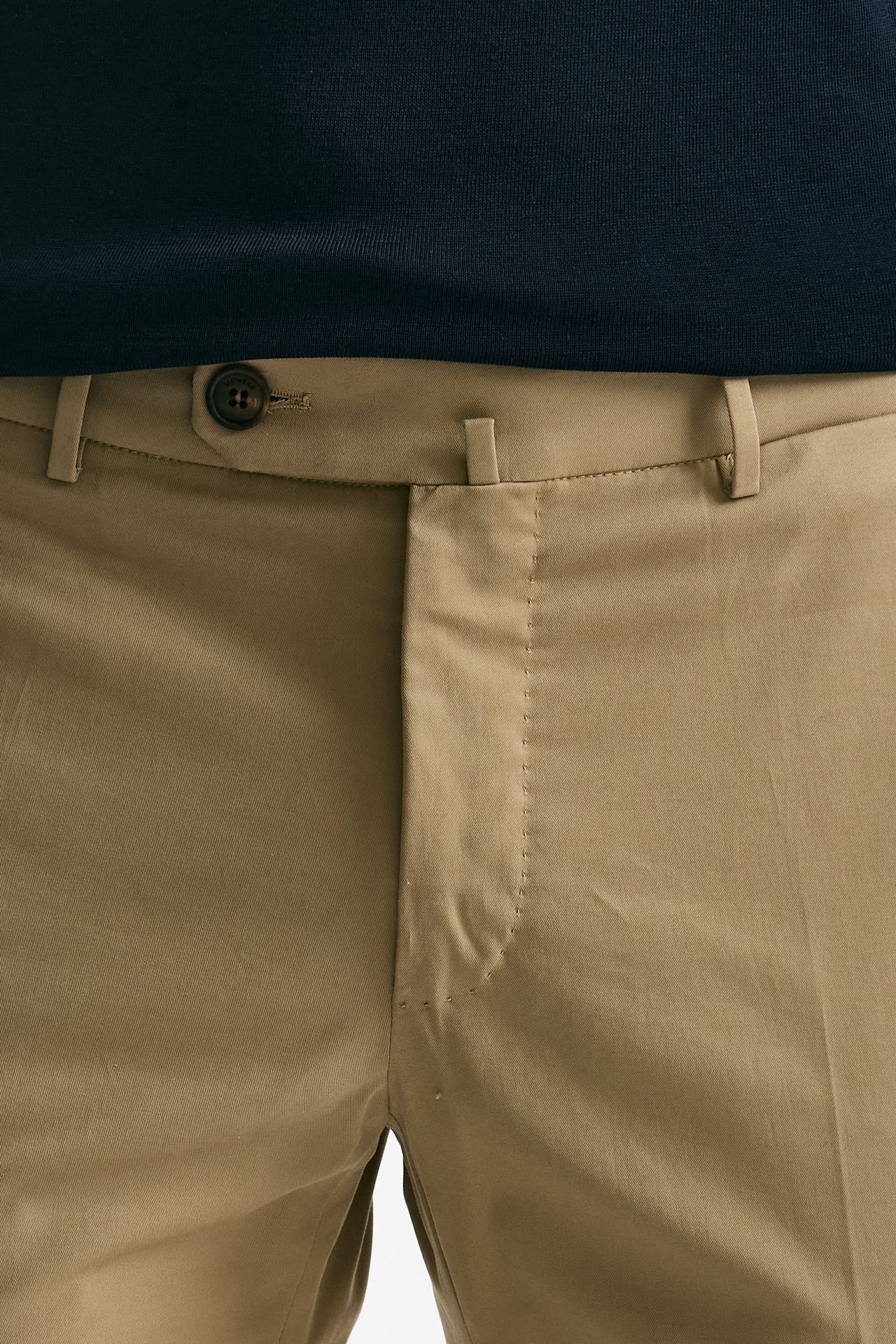 Pantalone in cotone stretch beige uomo Incotex - 5