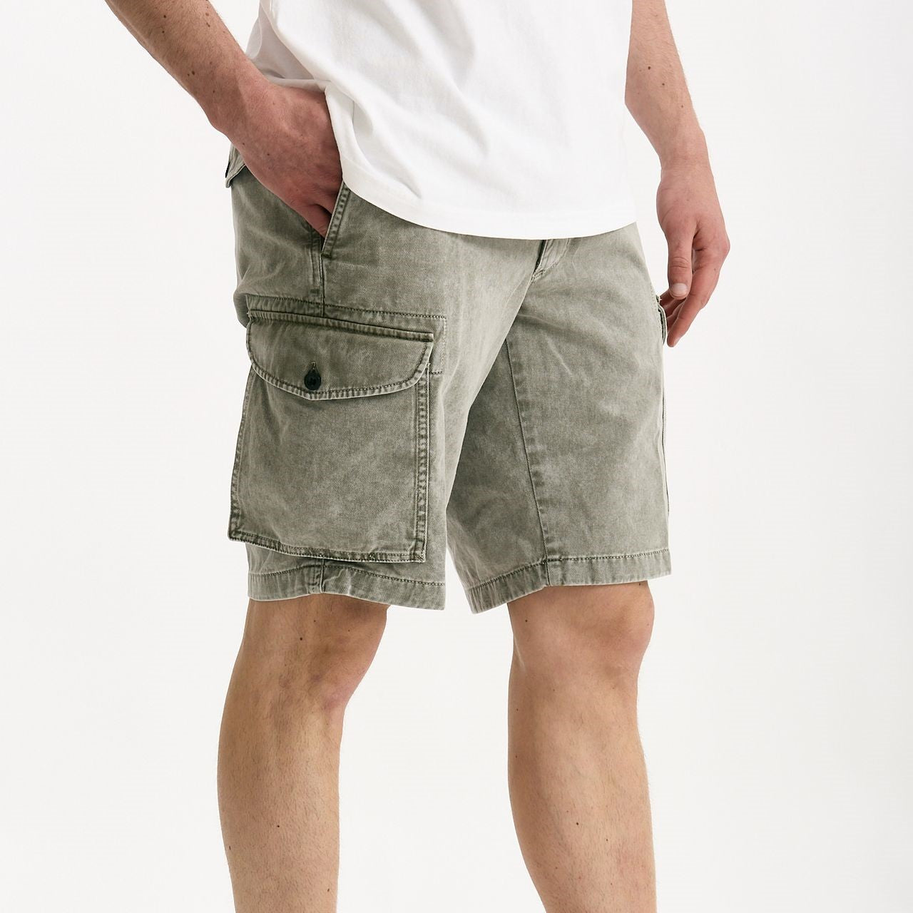 Bermuda cotone fermo grigio uomo Incotex - 8