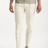 Pantalone cotone e lino bianco uomo Incotex - 8