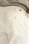 Pantalone cotone e lino bianco uomo Incotex - 7