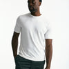 T-shirt in seta e cotone bianco uomo Kangra - 6