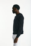 Maglia in cotone e seta nero uomo Kangra - 2