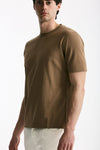 T shirt in cotone cammello uomo Kangra - 4