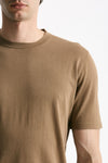T shirt in cotone cammello uomo Kangra - 5