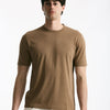 T shirt in cotone cammello uomo Kangra - 6