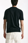 T shirt in cotone nero uomo Kangra - 4