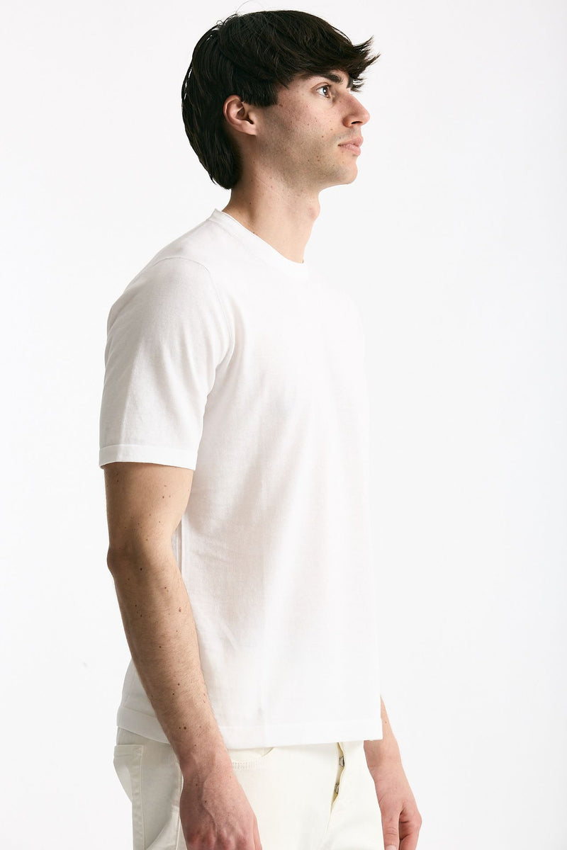 T shirt in cotone bianco uomo Kangra - 2