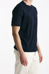 T shirt in cotone blu uomo Kangra - 3