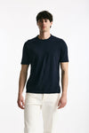 T shirt in cotone blu uomo Kangra - 2