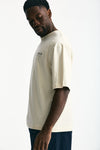 T-shirt con stampa in cotone panna uomo Laneus - 3