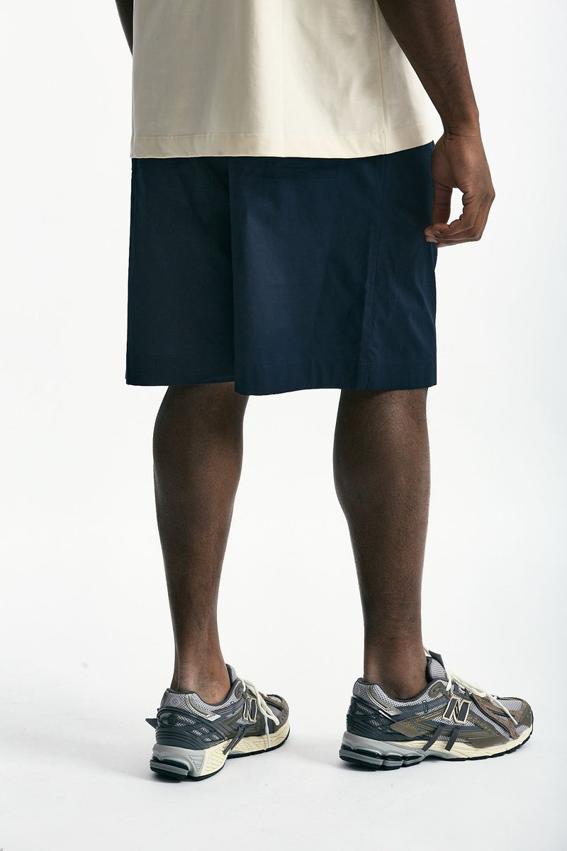 Bermuda in cotone stretch blu uomo Laneus - 3