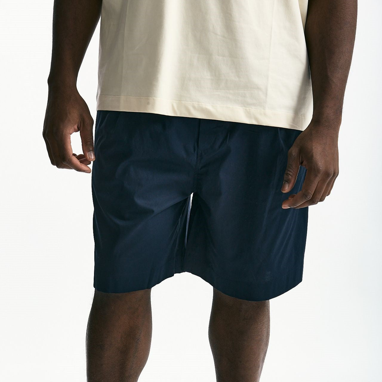 Bermuda in cotone stretch blu uomo Laneus - 7
