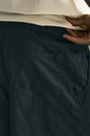 Bermuda in cotone stretch nero uomo Laneus - 7