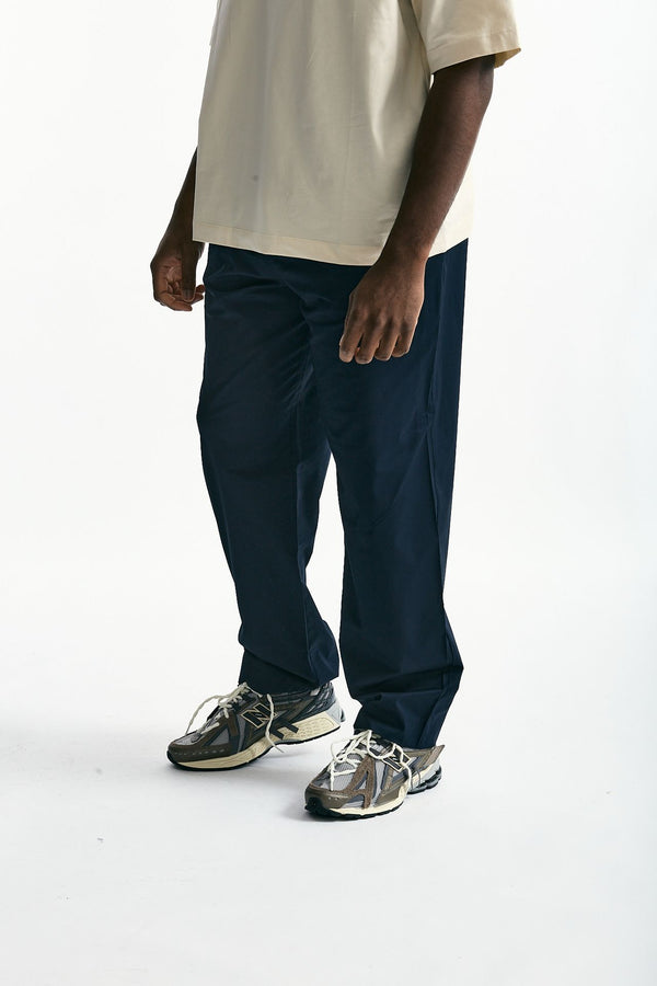 Pantalone in cotone stretch blu uomo Laneus
