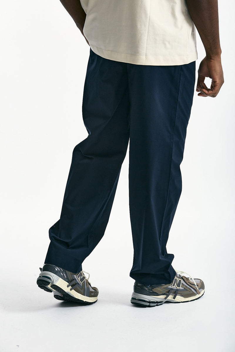 Pantalone in cotone stretch blu uomo Laneus - 4