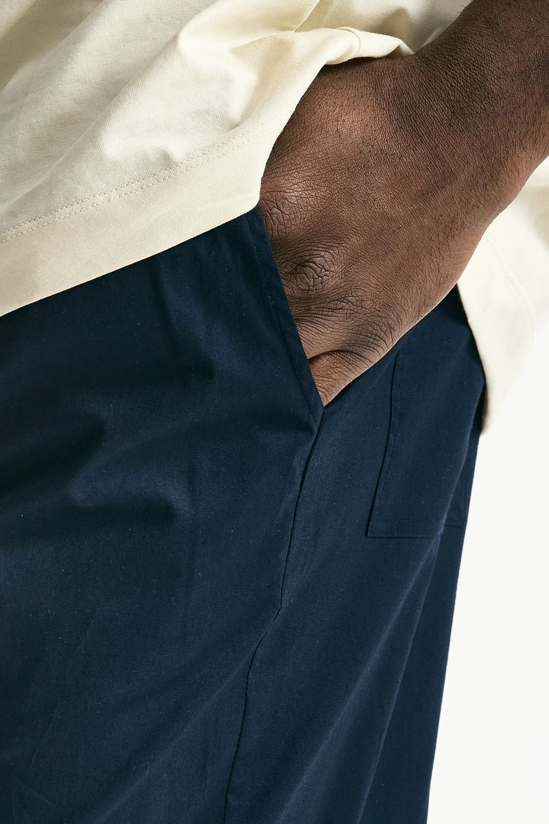 Pantalone in cotone stretch blu uomo Laneus - 6