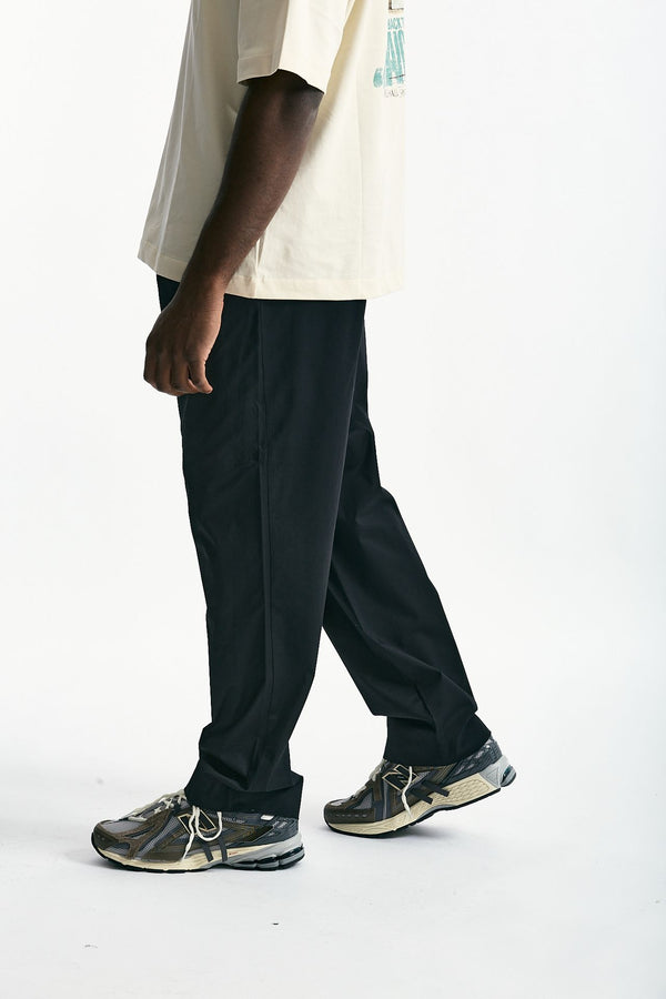 Pantalone in cotone stretch nero uomo Laneus