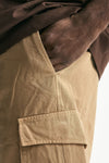 Bermuda in cotone cammello uomo Laneus - 6