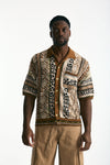 Maglia in cotone e poliestere fantasia uomo Laneus - 2