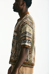 Maglia in cotone e poliestere fantasia uomo Laneus - 3