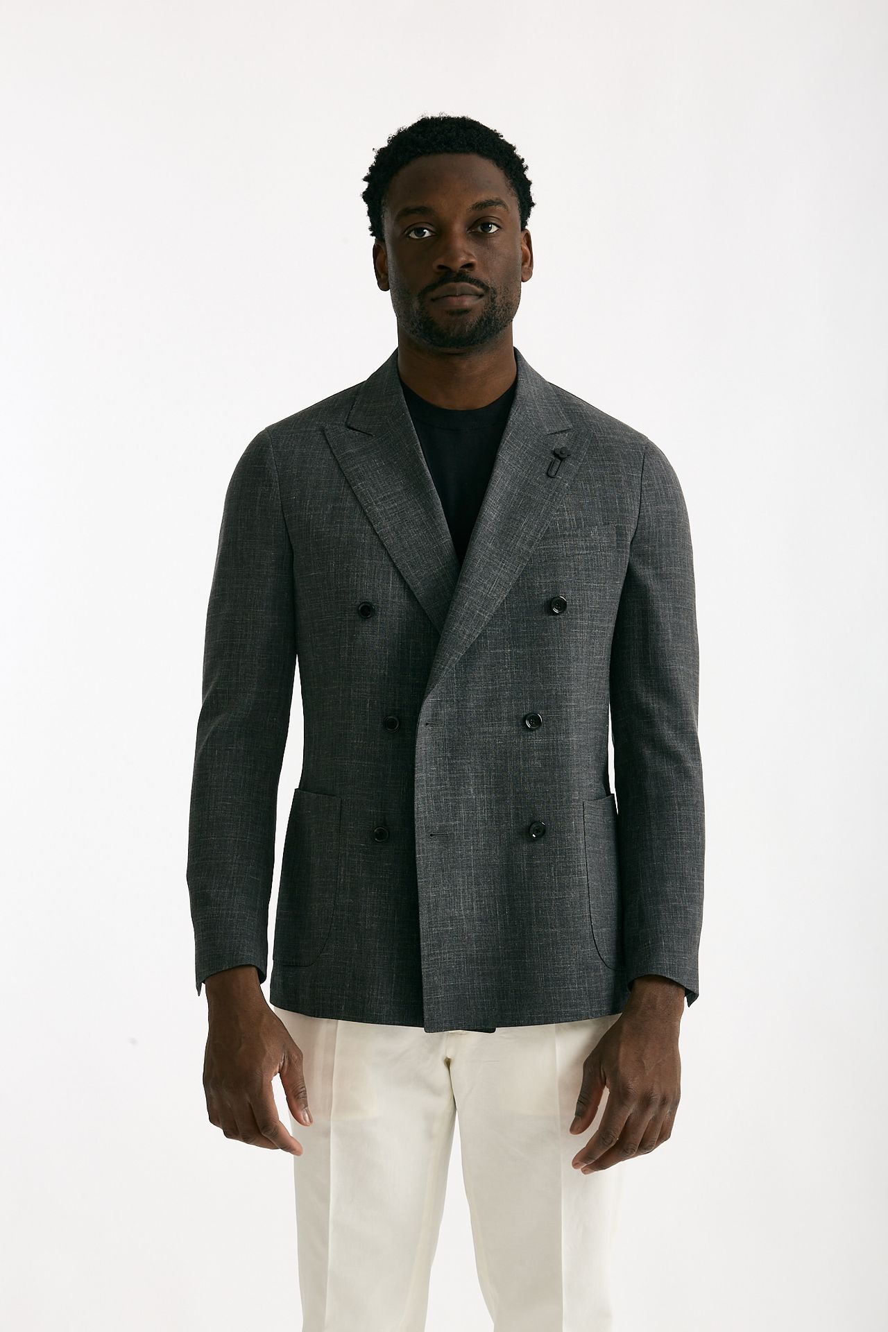 Giacca doppio petto grigio uomo Lardini - 1