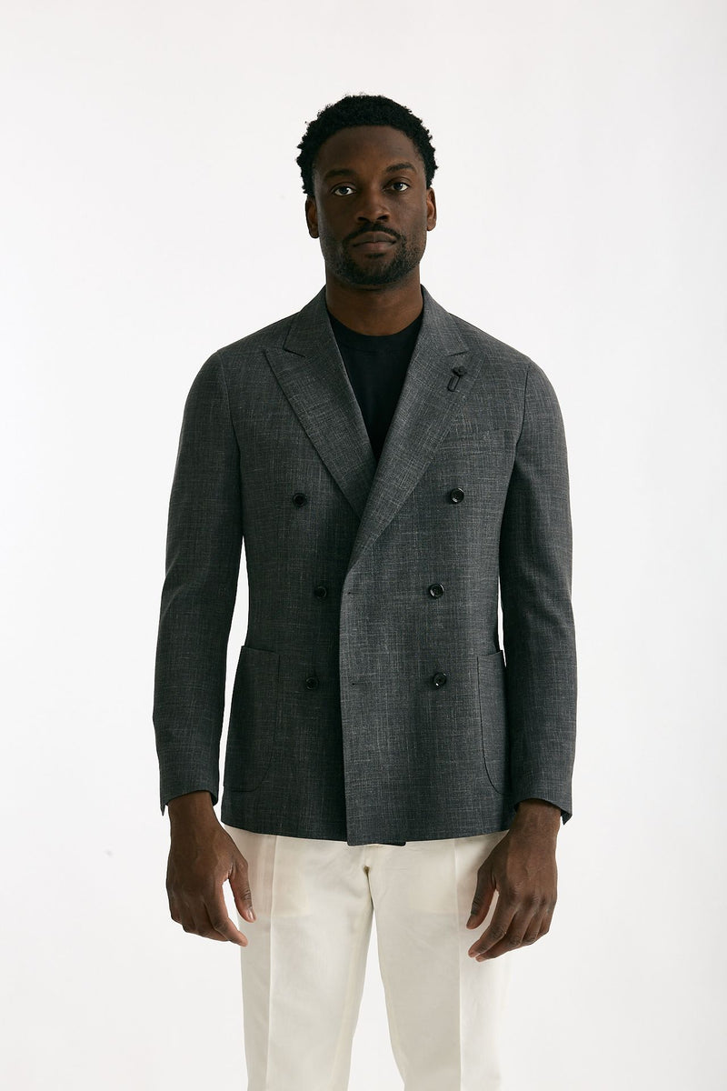 Giacca doppio petto grigio uomo Lardini - 1