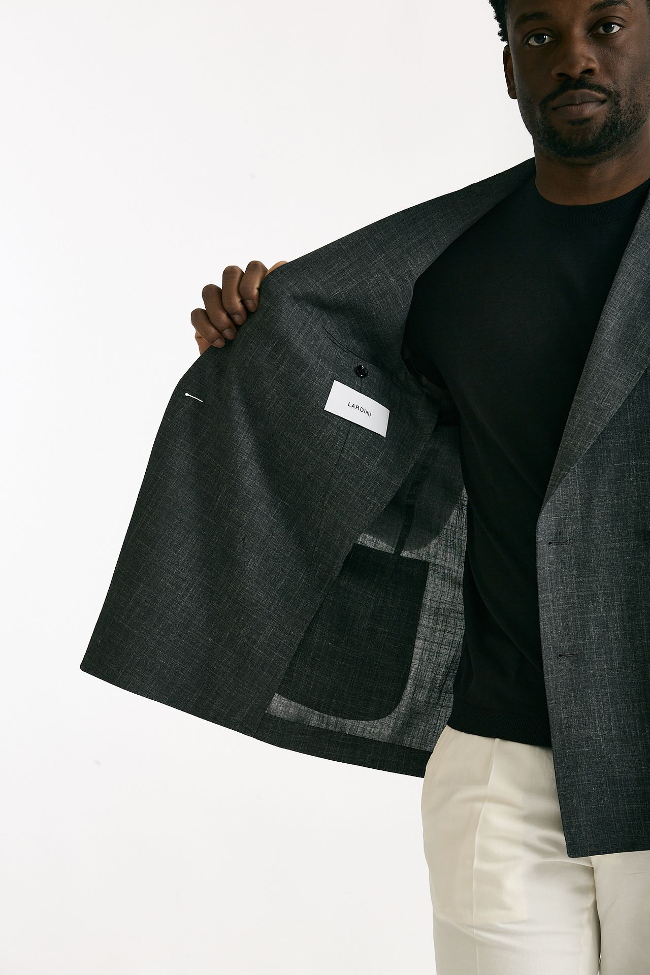 Giacca doppio petto grigio uomo Lardini - 7
