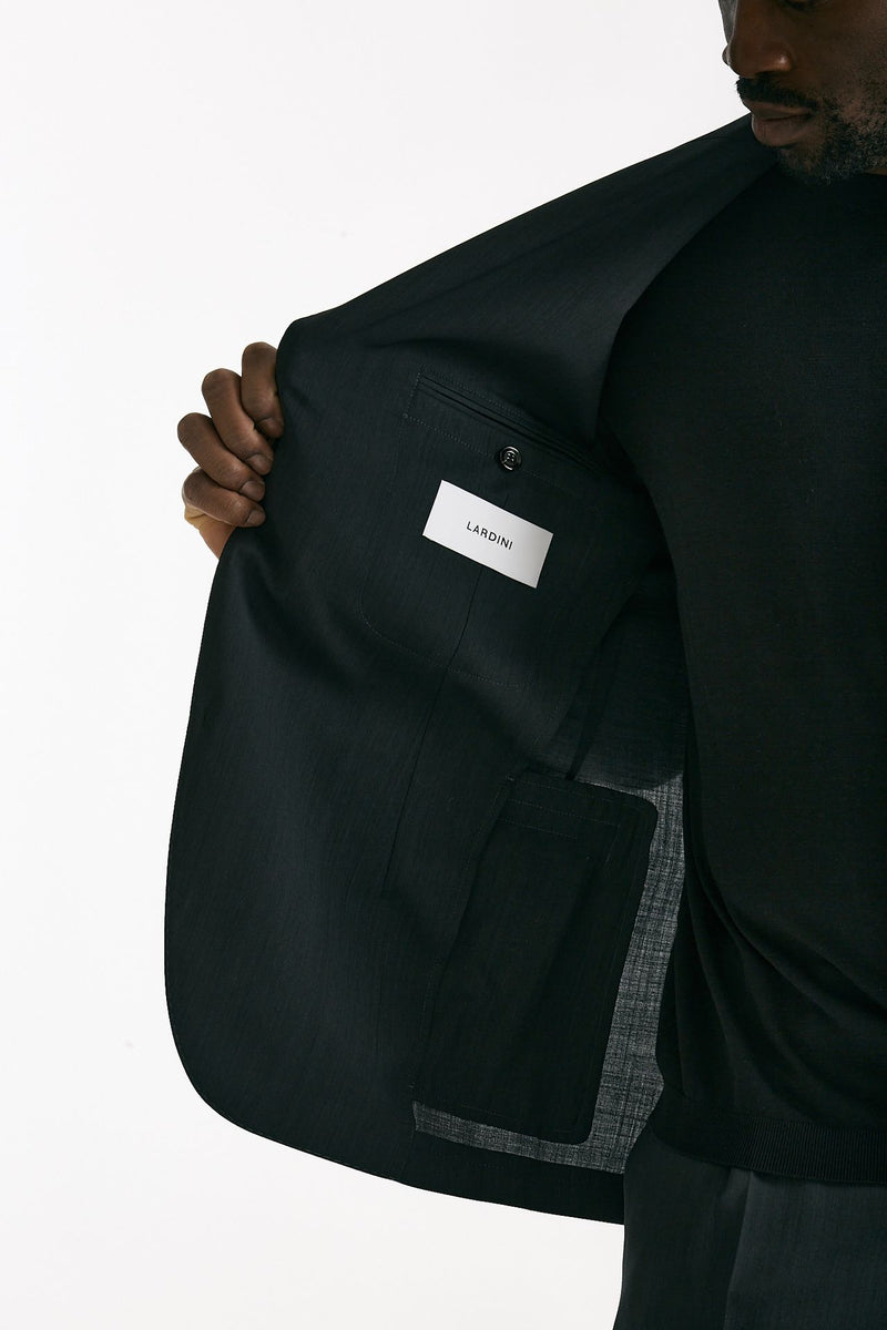 Abito monopetto lana grigio uomo Lardini - 7