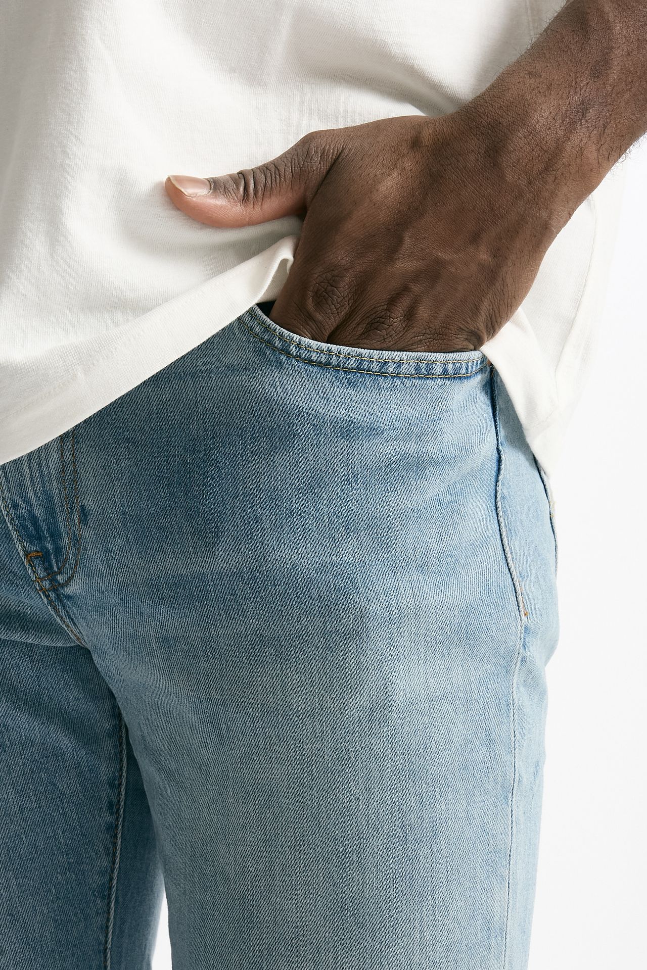 Jeans 511 in cotone stretch lavaggio chiaro uomo Levi's - 6