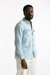 Camicia in denim lavaggio chiaro uomo Levi's - 4