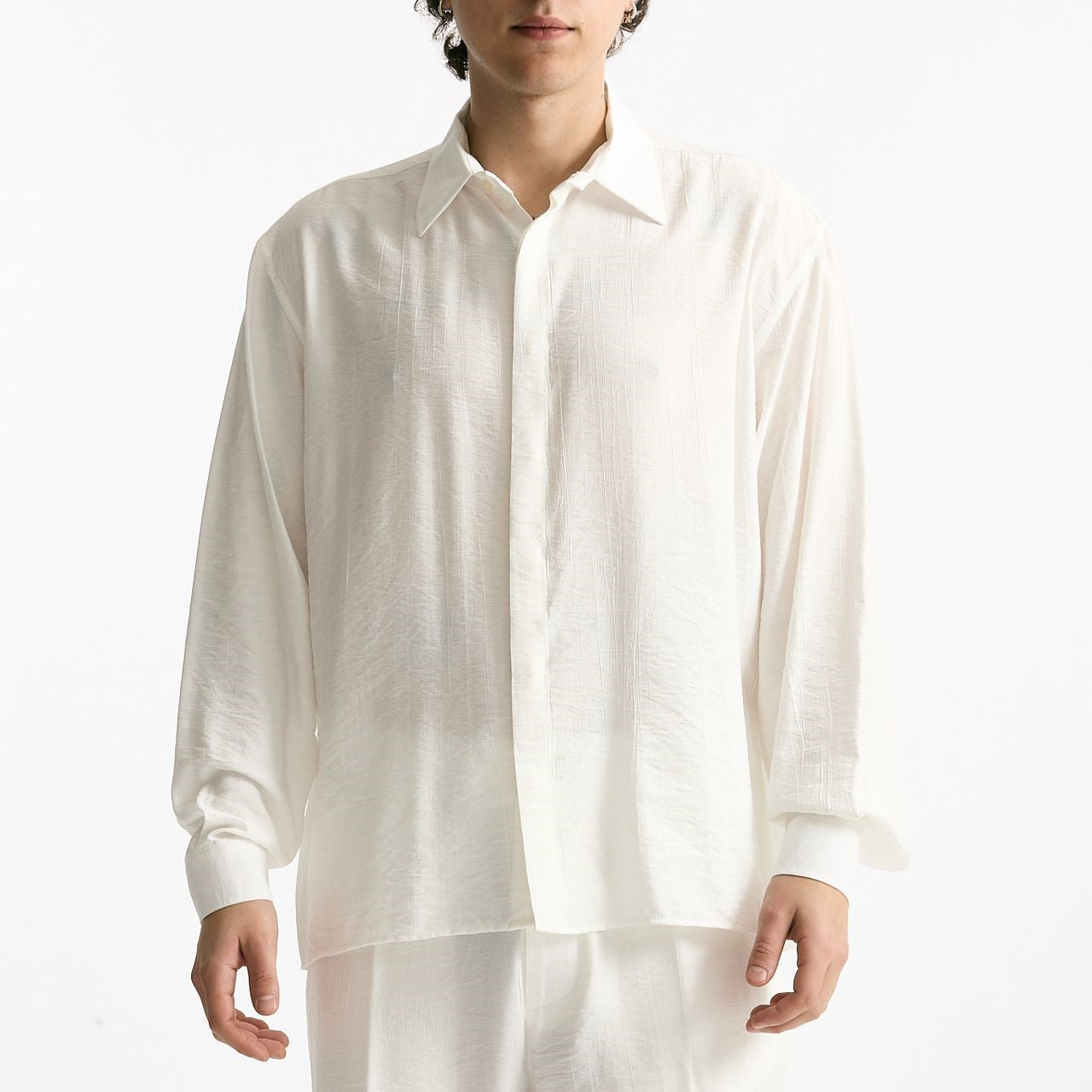 Camicia morbida bianco uomo Marsēm - 6