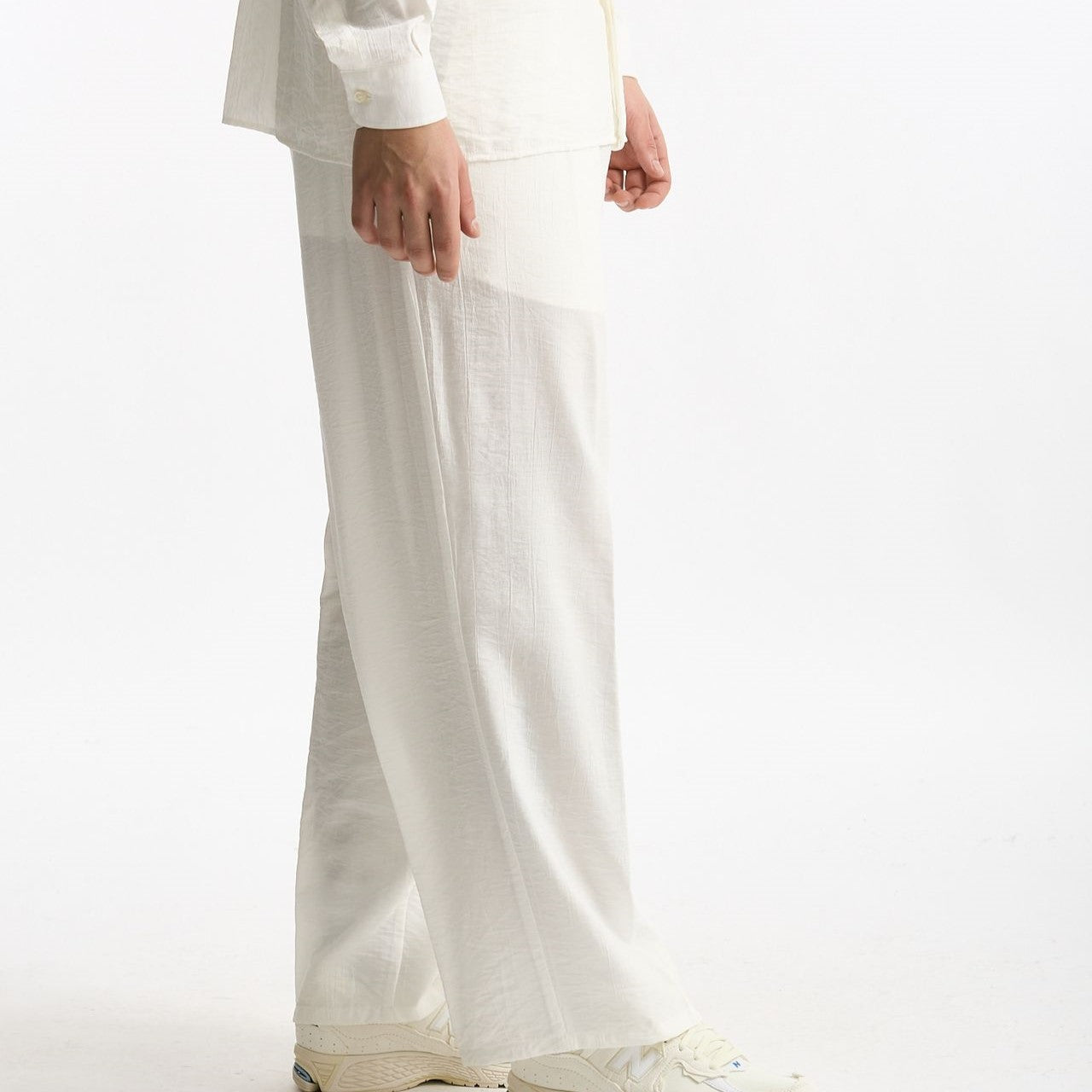 Pantalone viscosa e poliammide lavorato uomo Marsēm - 8