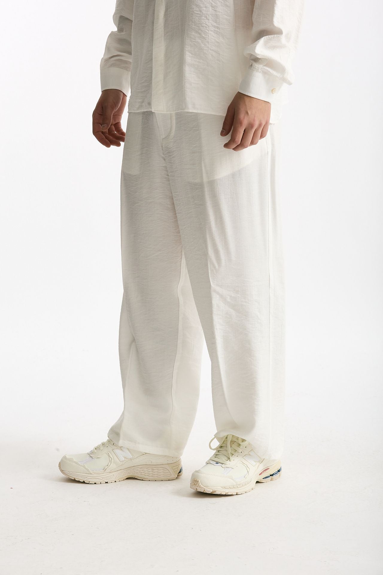 Pantalone viscosa e poliammide lavorato uomo Marsēm - 4