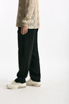 Pantalone viscosa e poliestere nero uomo Marsēm - 3