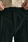 Pantalone viscosa e poliestere nero uomo Marsēm - 6