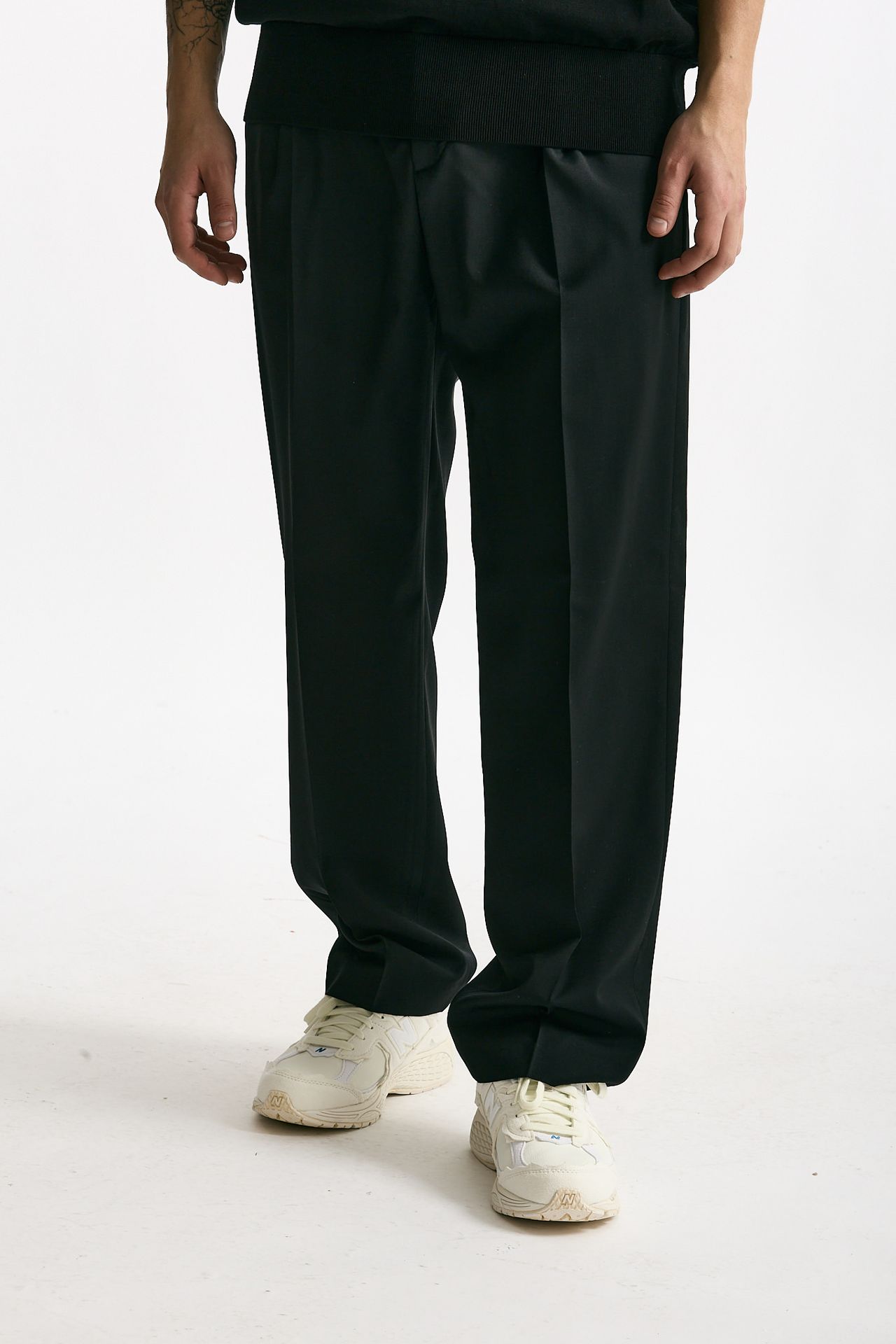 Pantalone gamba ampia nero uomo Marsēm - 1