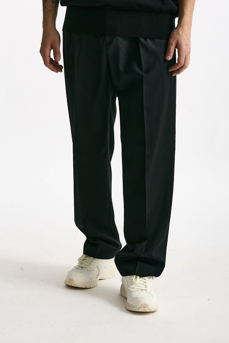 Pantalone gamba ampia nero uomo Marsēm - 1