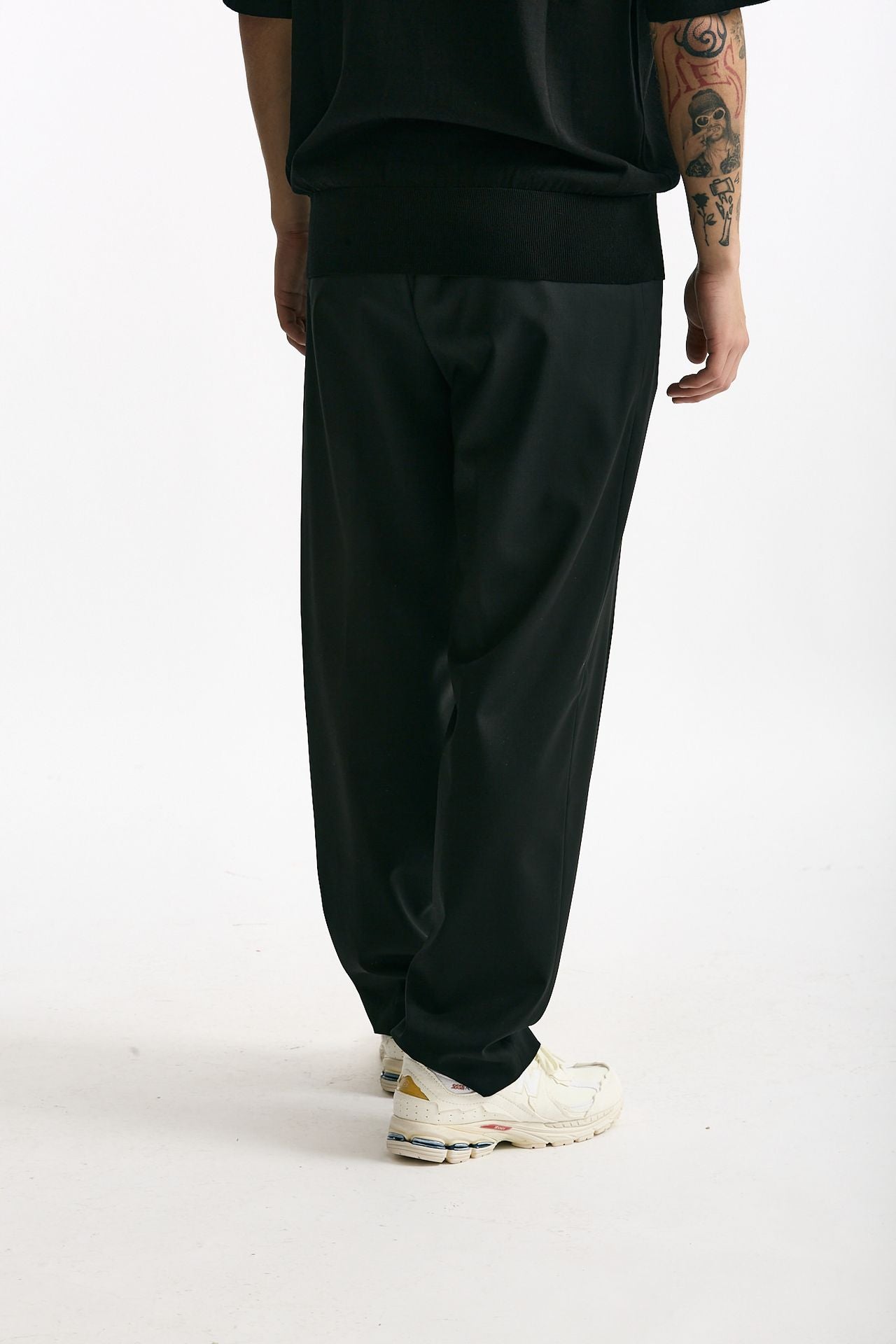 Pantalone gamba ampia nero uomo Marsēm - 3