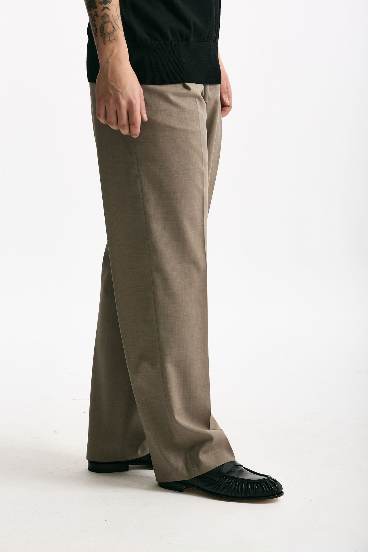 Pantalone gamba ampia beige uomo Marsēm - 2