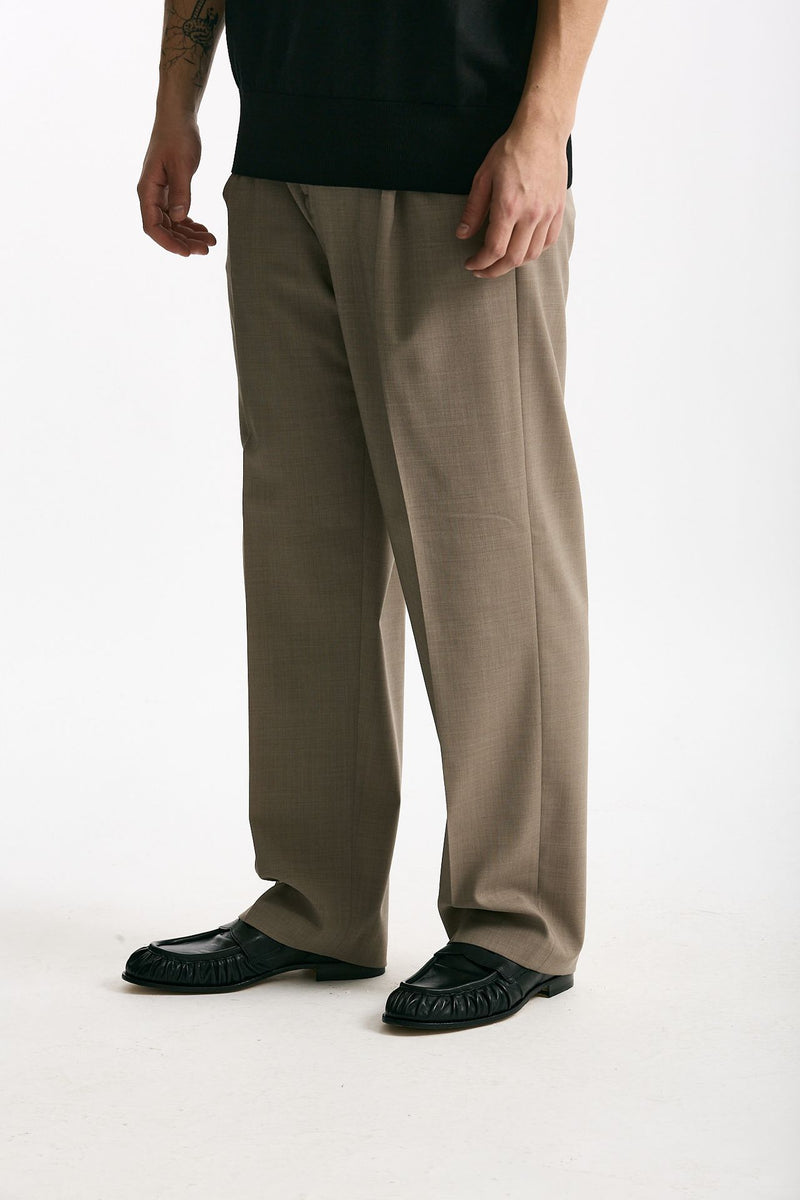 Pantalone gamba ampia beige uomo Marsēm - 4