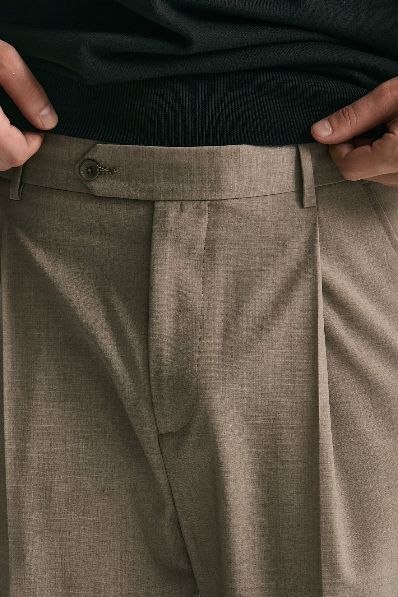 Pantalone gamba ampia beige uomo Marsēm - 6