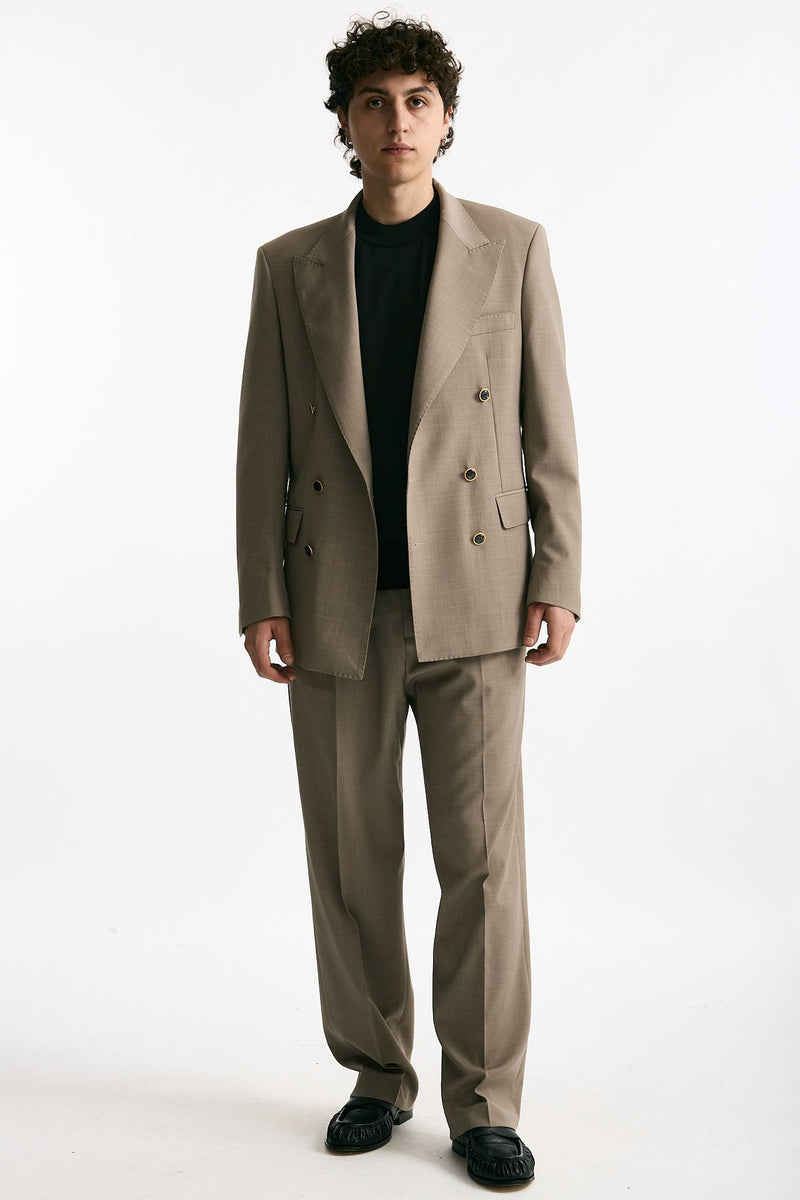 Giacca doppiopetto beige uomo Marsēm - 1